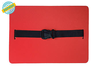 Сидушка універсальна  БЕЗ ФАСТЕКСА Eva-Line 350*240*10 мм Червона