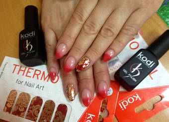 Работы мастеров  выполнены в сети салонов  MakNailS 20