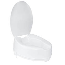 Туалетне сидіння з фіксатором і кришкою "Teseo" (14 см)