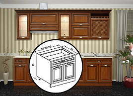 Тумба нижня Н 80 2Д Роксана Світ меблів