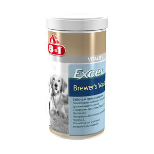 8in1 (8в1) EXCEL BREVERS YEAST (ЕКСЕЛЬ БРЕВЕРС ДЖЕСТ) харчова добавка для собак (780 табл)