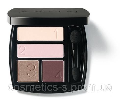 Тіні для повік "Чудовий квартет", Avon True, колір Stone Taupes - Яскравий топаз, Ейвон, 47308