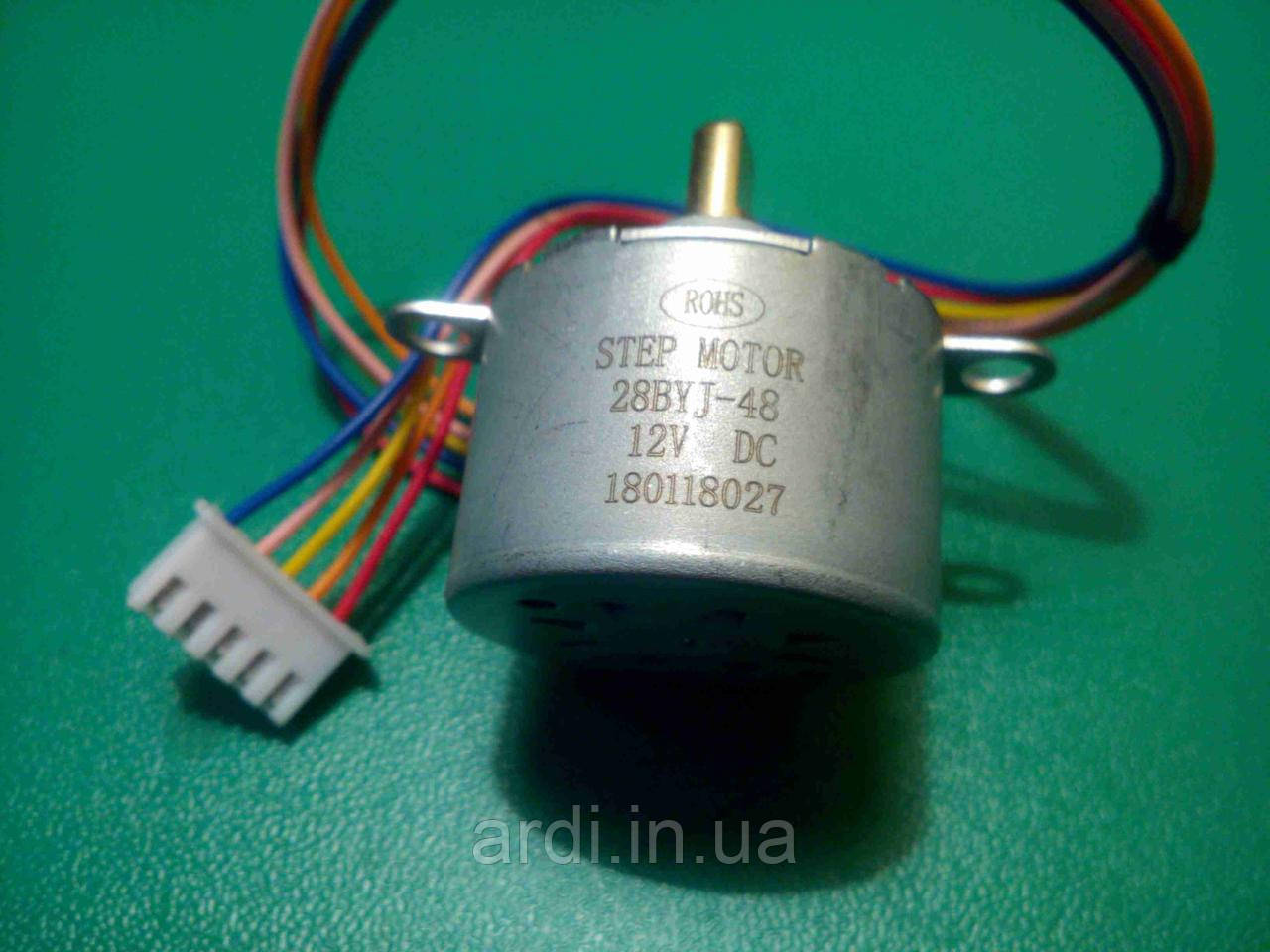 Кроковий двигун 28BYJ-48 12 В
