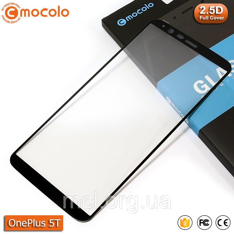 Захисне скло Mocolo OnePlus 5T Full cover (Black)