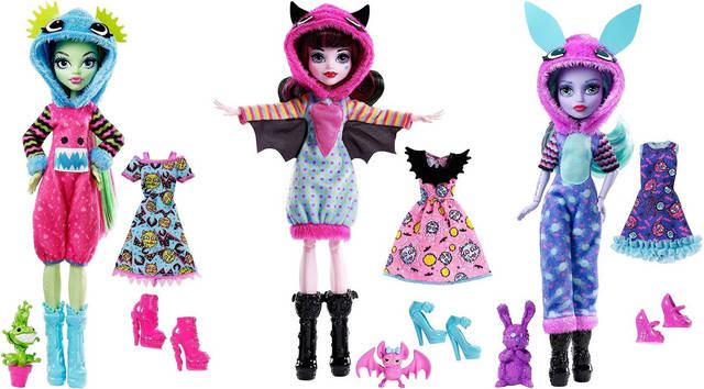 Нові ляльки Monster High - Howling Hoodies (2018 рік новинки)