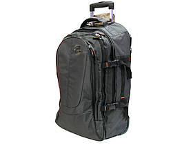 Сумка-рюкзак середнього розміру на 2-х колесах Airtex 560/3 чорна