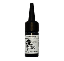 Фарба для тимчасового тату Senjo-Color Tattoo, реалістична чорна 15 мл