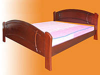 Ліжко двоспальне з натурального дерева в спальню Ассоль 160*200 Єлісєєвські меблі
