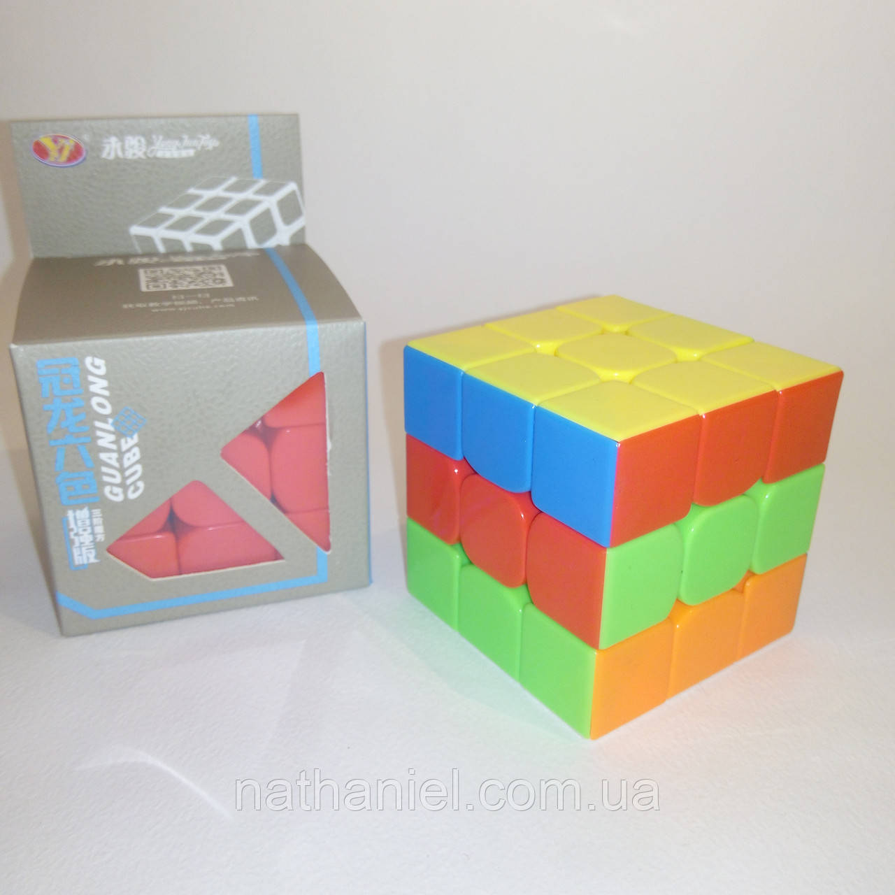Кубик Рубіка 3х3 MoYu GuanLong Color (стандартні тони), фото 1