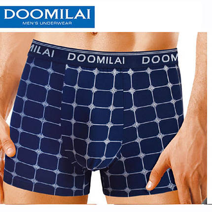 Чоловічі боксери стрейчеві з бамбука Марка "DOOMILAI" Арт.D-01075, фото 1