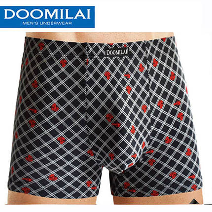 Чоловічі боксери стрейчеві з бамбука Марка "DOOMILAI" Арт.D-01073, фото 1