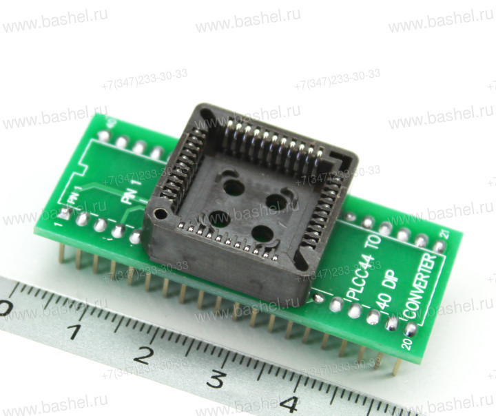 PLCC44 - DIP40 перехідник, панелька для мікросхем