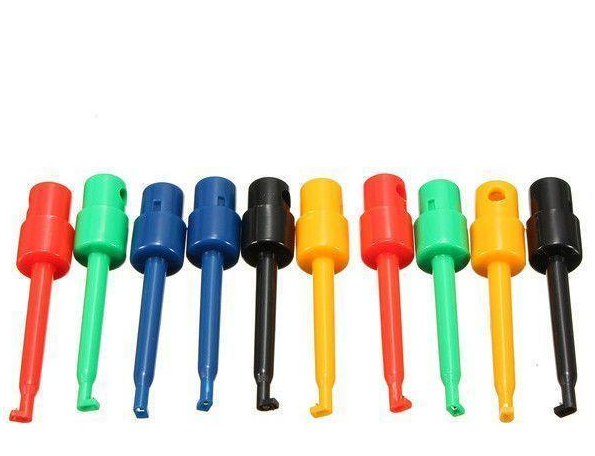 10x Тестова кліпса, затиск для PCB, SMD, IC