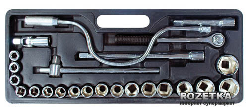 Набір головок та комплектуючих 25ед., 1/2", Drop Forged INTERTOOL HT-2225