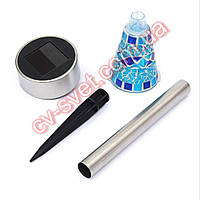 Садовый светильник на солнечной батарее CAB95 синий