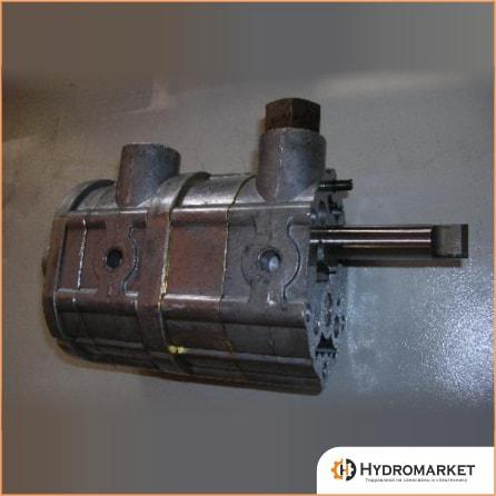 Подвійний SPV22 шестерневий насос для фронтального навантажувача UN-053 JCB. DHP 100951, фото 1