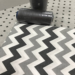 Нитка швейна 40/2, графітова (темно-сіра) 4000 ярдів