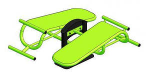 Тренажер для м'язів черевного преса Sportfit