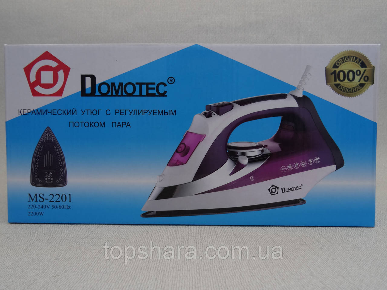 Парова праска Domotec MS-2201