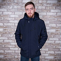 Чоловіча демісезонна куртка, синього кольору