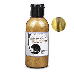 Аквагрим SENJO-COLOR для бодіарту — золотий 75 мл