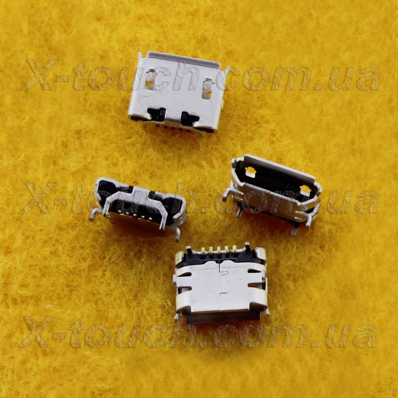 Разъем Зарядки Micro-B USB 5pin с Бортиком — в Категории "Разъемы и ...