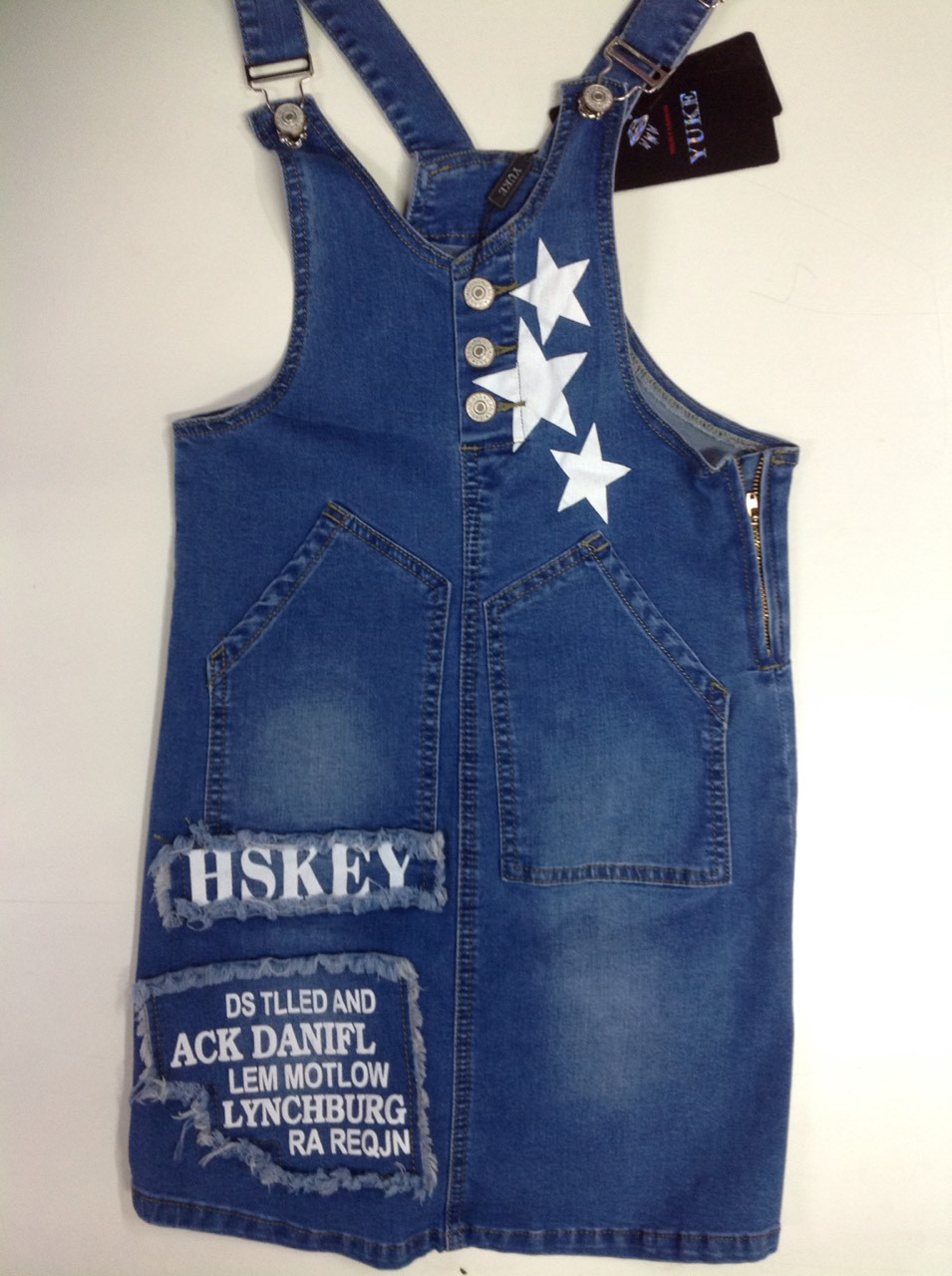 Сарафан джинсовий комбінезон для дівчаток "Yuke" , фото 1