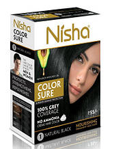 Безамиачная стійка крем-фарба для волосся ТМ Nisha з маслом авокадо 40 мл