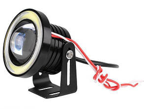 LED протитуманні фари 10w, 76 мм з ангельськими очками (2шт) Код.58919, фото 2
