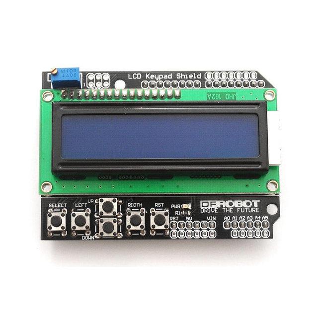 LCD Keypad Shield модуль Arduino 1602 РК дисплей