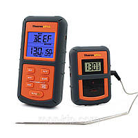 Беспроводной термометр (до 100 м) ThermoPro TP-07 (0-300 °С) в прорезиненном корпусе
