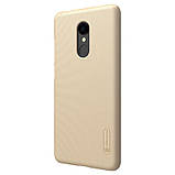 Nillkin Xiaomi Redmi 5 Super Frosted Shield Gold Чохол Накладка Бампер, фото 5