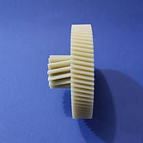 Шестерня середня для м'ясорубки Liberty MG-1415W (косі зуби) Україна, фото 5