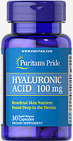 Hyaluronic Acid 100 мг Puritan's Pride, 30 капсул