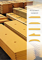 НожІ до ковшей (одна/дві кромки, приварні/на болтах)