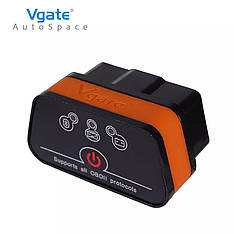 Діагностичний автосканер Vgate iCar2 ELM 327 OBD2 V2.1 Bluetooth для Android Orange
