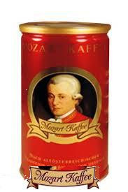 Кава мелена Mozart Kaffee Моцарт Кафі 500г в подарунковій упаковці жерстяна банка