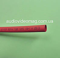 Термоусадочная трубка (2:1) - 6.0/3.0 мм, 1 метр, красная