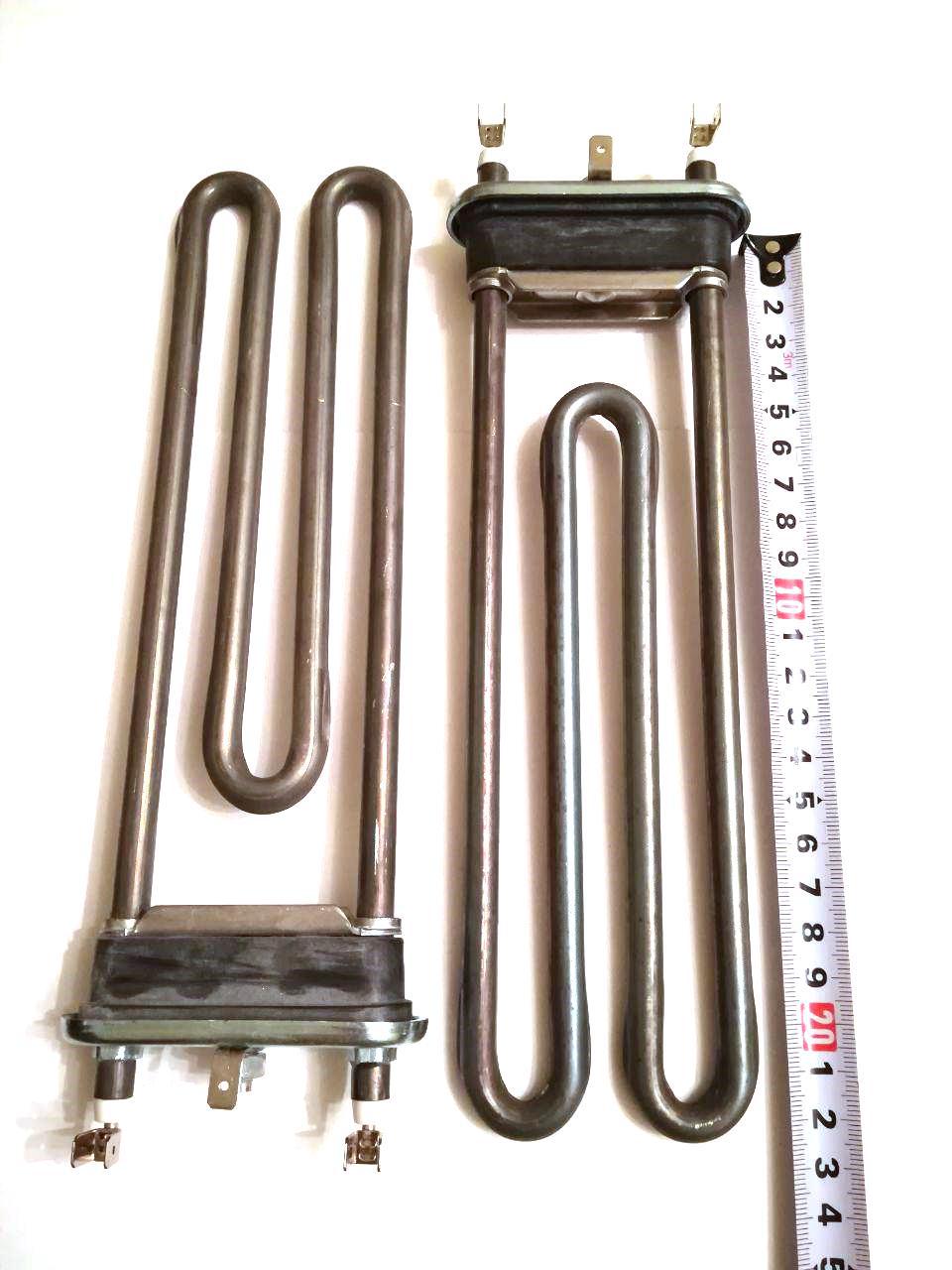 Тен на пральну машину 1950W / L=230мм (без отвору під датчик) / Thermowatt (Італія)