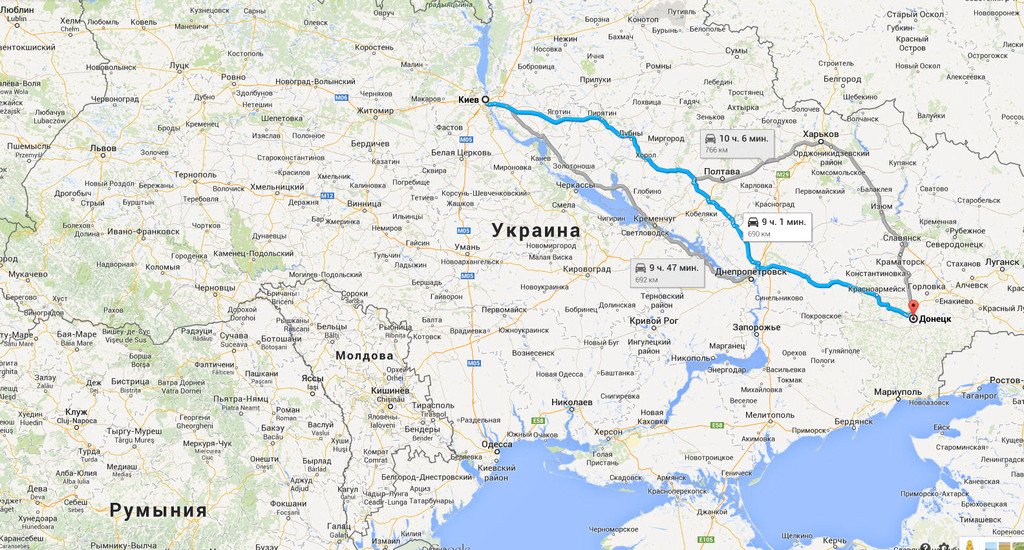 Киев → Донецк
