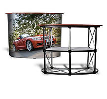 Стіл-ресепшн 1300x400 мм (Нанесення зображення: Без зображення;  Ламінація: Без ламінації;)