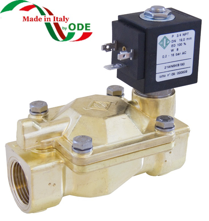 Электромагнитный клапан для воды 21W4KB250 (ODE, Italy), купить в Украине