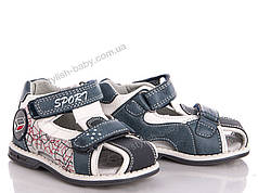 Дитяче взуття гуртом. Літнє взуття 2018. Дитячі босоніжки бренда С.Луч для хлопчиків (рр. з 21 по 26)