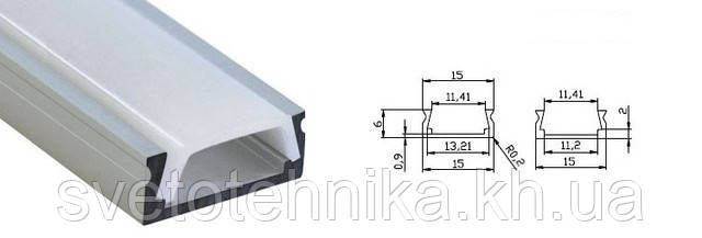 Алюминиевый профиль для светодиодных лент Feron CAB262 - фото 2 - id-p27712215