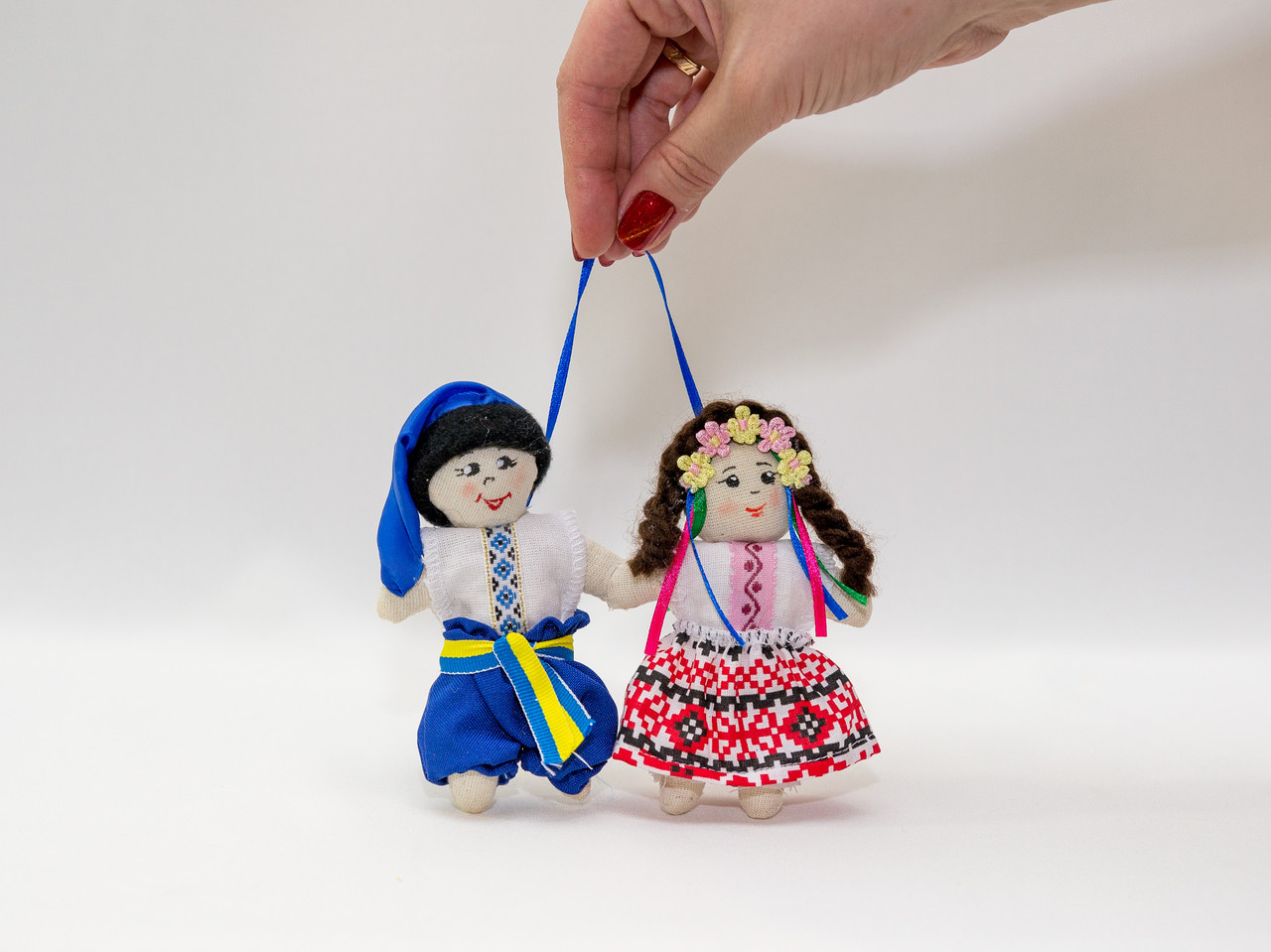 Ляльки брелоки міні пара, Україна.