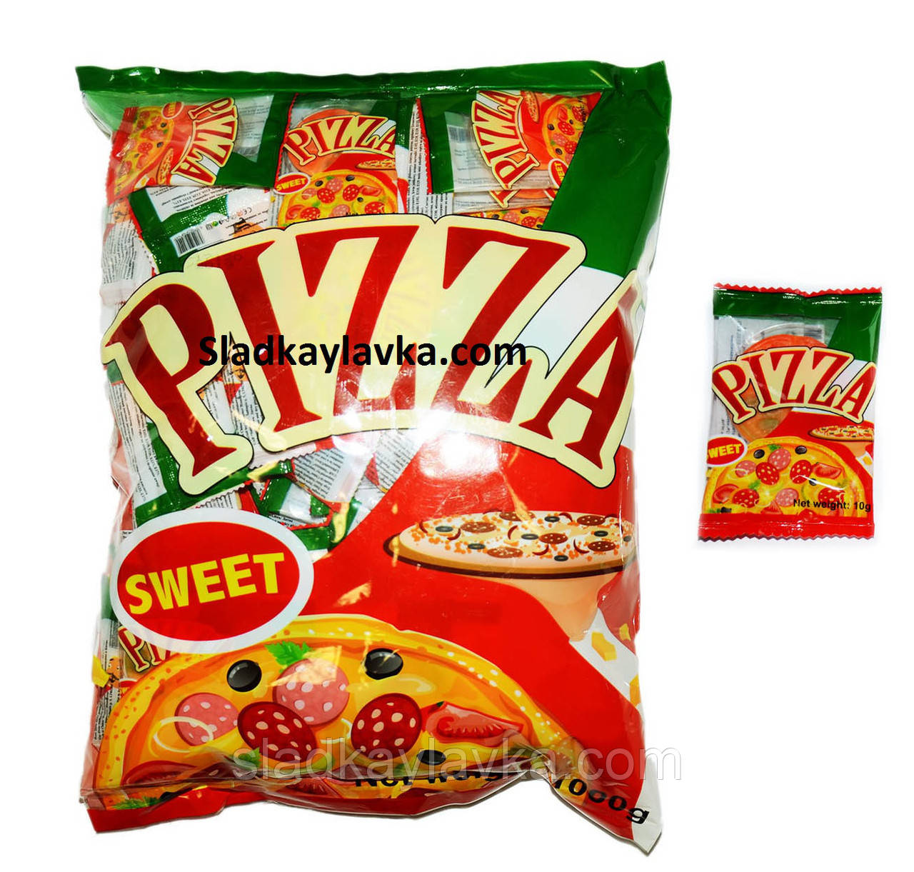 Желейна цукерка Pizza Bag 100 шт (54)