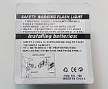 Велосипедний світлодіодний ліхтар задній 198 (СТОП) (2хААА), фото 8