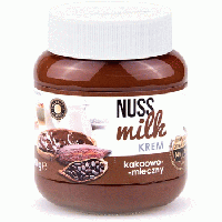 Шоколадная паста со вкусом какао бобов Nuss Milk Krem 400g