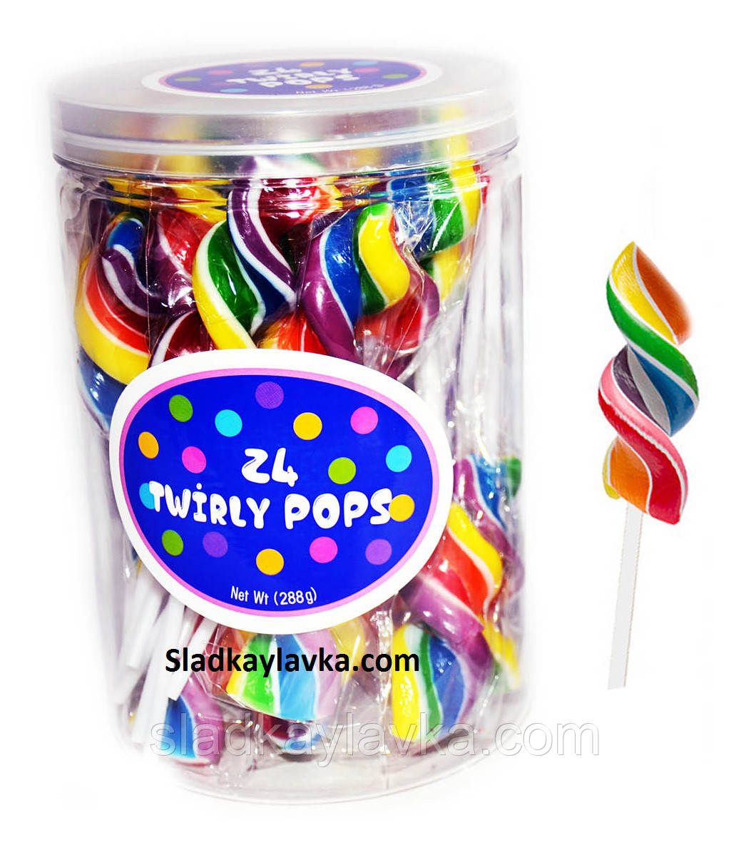 Карамель льодяник Twirly pops Свердло 24 шт (54)