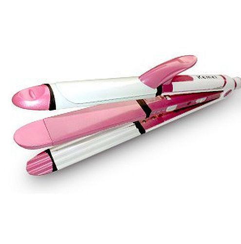 3 в 1 Стайлер Gemei Gm-1960 (плойка, гофре, випрямляч для волосся), фото 1